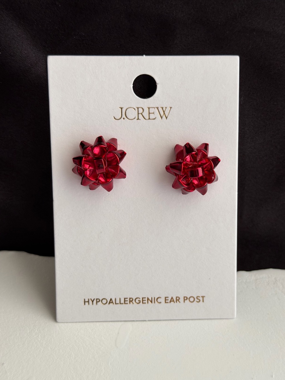 J. Crew Factory Gift Bow Earrings